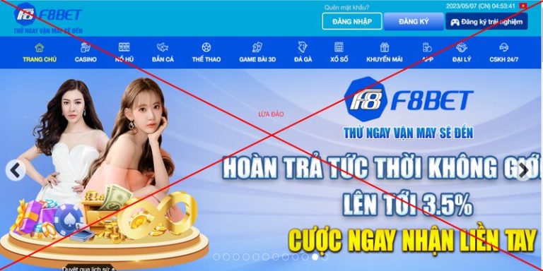 F8bet lừa đảo bet thủ nạp tiền vào web giả mạo 